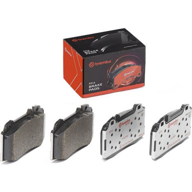 BREMBO Bremsklötze Xtra VA | MERCEDES C, E-Klasse 00-12 | P 50 053X BREMBO Bremsklötze Xtra VA | MERCEDES C, E-Klasse 00-12 | P 50 053X