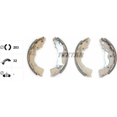 BREMSBACKEN HYUNDAI ACCENT 05-/KIA RIO 203X32 | 91068900