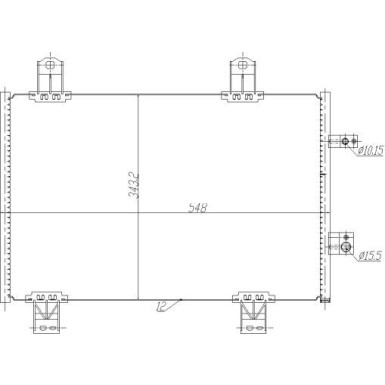 NRF Kondensator, Klimaanlage 350480 EASY FIT