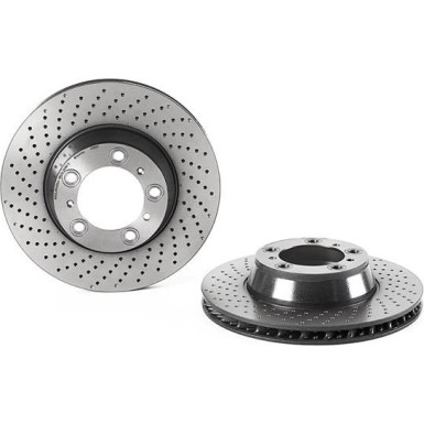 13 482 020 Bremsscheibe HA li PORSCHE 911 996/991/997 04 PRIME LINE - UV Coated 09.C086.11