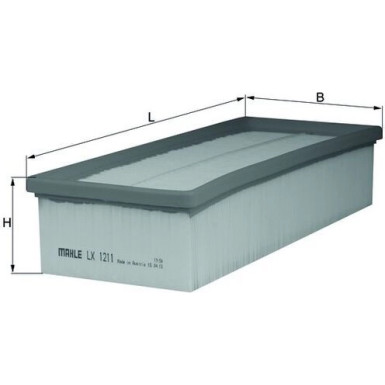 MAHLE Luftfilter | LX 1211