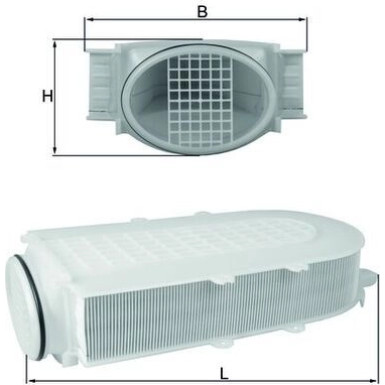 MAHLE Luftfilter | LX 2991/1