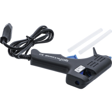 80845 BGS Mini-Heißklebepistole Klebestick-Ø 7,5 mm 7 W