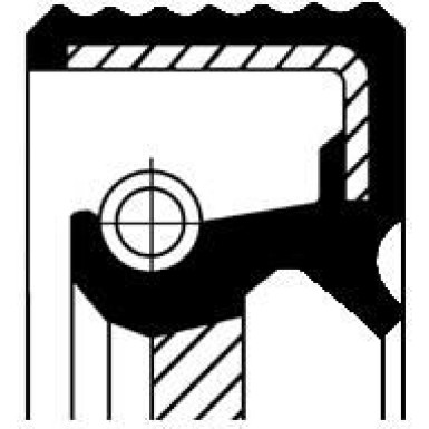 Wellendichtring, Schaltgetriebe | 01034078B