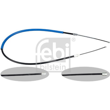 FEBI BILSTEIN Seilzug, Feststellbremse | 101816