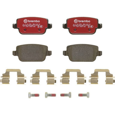 BREMBO Bremsklötze Xtra HA | FORD Focus, Galaxy, S-Max 04-15 | P 24 075X