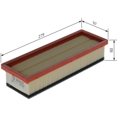 Luftfilter | FIAT,FORD,LANCIA,ALFA | F 026 400 036