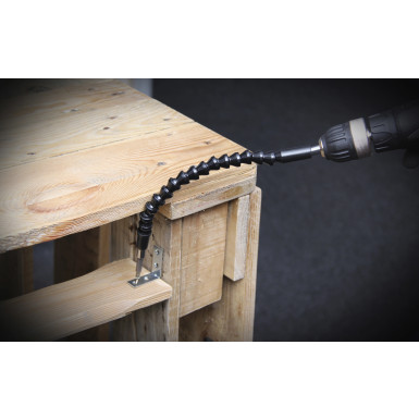 BGS Bit-Satz mit flexibler Welle Antrieb Außensechskant 6,3 mm (1/4 ) 11-tlg BGS Do it yourself 20804