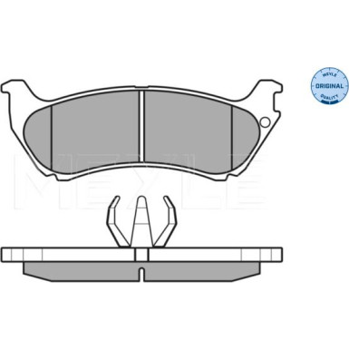 Bremsbelagsatz Db T. W163 Ml 98- Mit Sensor | 025 231 9017/W