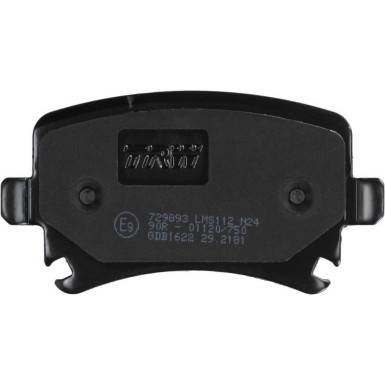 Bremsklötze HA | AUDI,SEAT,SKODA,VW Golf V,VI 06 | GDB1622