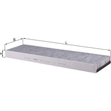 MAHLE Filter, Innenraumluft LAK 70