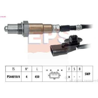Lambdasonde Made in Italy - OE Equivalent 1.998.095