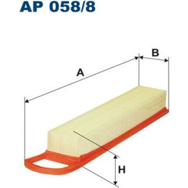 FILTRON Luftfilter | AP 058/8