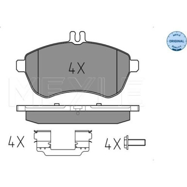 Bremsbelagsatz Db P. W204 07 | 025 243 0620/K1