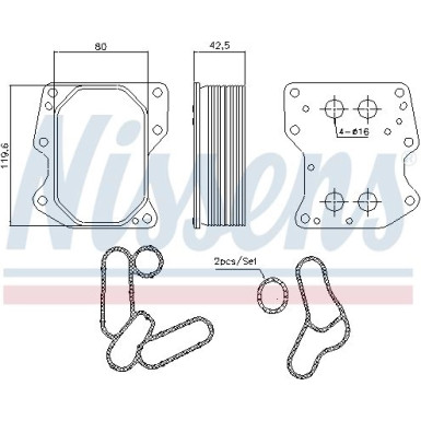 Ölkühler PKW Ford Transit 06 FIRST FIT 90752