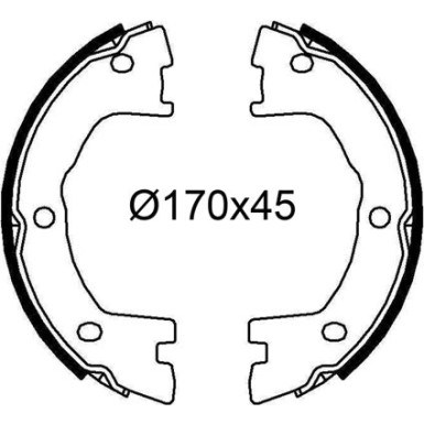 VALEO Bremsbacken | 564240