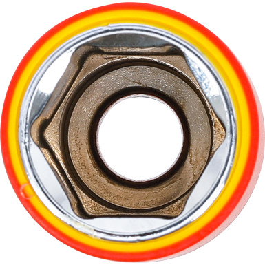 BGS VDE-Steckschlüssel-Einsatz Sechskant | Antrieb Innenvierkant 12,5 mm (1/2"""") | SW 22 mm | 72072