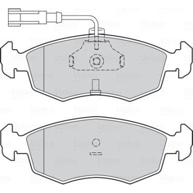VALEO Bremsbeläge | 302330