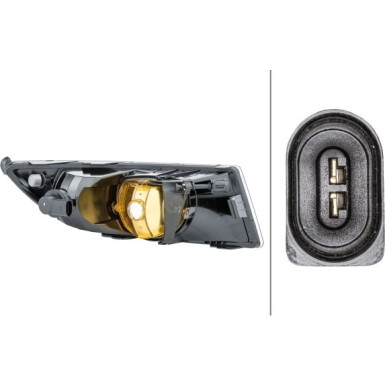 NEBELSCHEINWERFER L HELLA | SKODA FABIA II 3,10-7,14/ROOMSTER 3,10-5,15 | 1NE 010 299-111