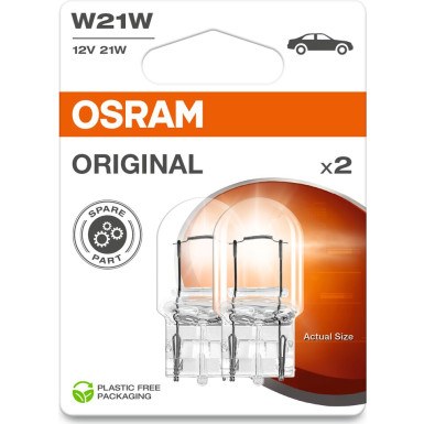 OSRAM W21W 12V 21W W3x16d Glühlampen - 2er Blister OSRAM W21W 12V 21W W3x16d Glühlampen - 2er Blister