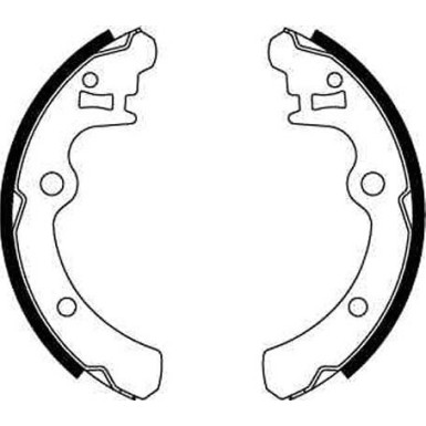 88 461 002 Bremsbacken | SUBARU Leone 84 | GS8506