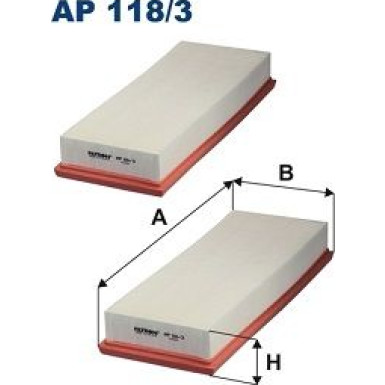 FILTRON Luftfilter | AP 118/3-2x