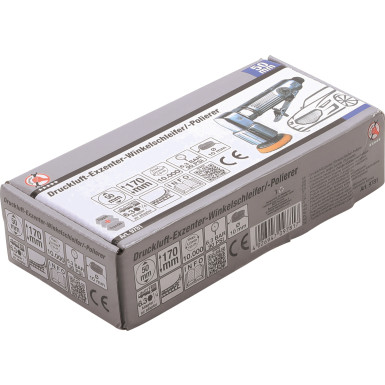 9781 BGS Druckluft-Exzenter-, Winkelschleifer / -Polierer