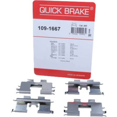 391-1667 Montagesatz f.Bremsklötze | HYUNDAI Tucson,Getz,Sonata,KIA 01 | 109-1667