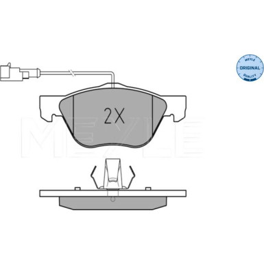 Bremsbelagsatz Fiat P. Bravo/Marea/Multipla 96-10 Mit Sensor | 025 216 3619/W