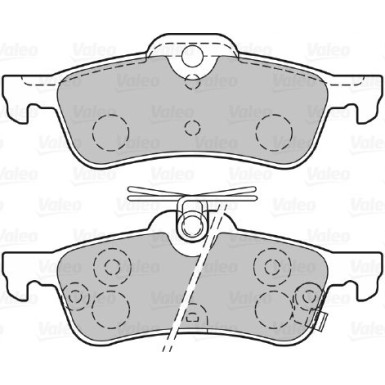 VALEO Bremsbeläge 601486