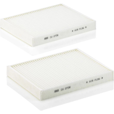 Mann & Hummel Innenraumfilter PKW | BMW 5er (E39) 95 | CU 2736-2