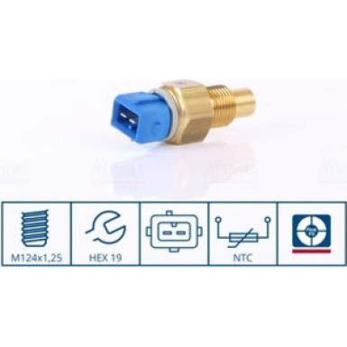 NISSENS Sensor, Kühlmitteltemperatur 207049
