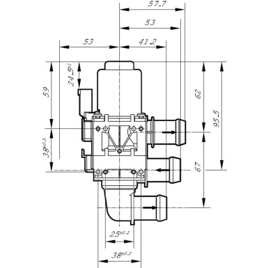1 147 412 213 Kühlmittelregelventil