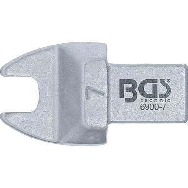 BGS Einsteck-Maulschlüssel | 7 mm | Aufnahme 9 x 12 mm | 6900-7