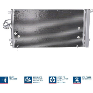 Kondensator PKW VW Touareg, PORSCHE Cayenne FIRST FIT 94667