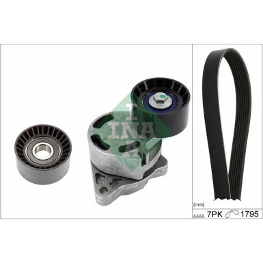 INA Keilrippenriemensatz 529 0434 10