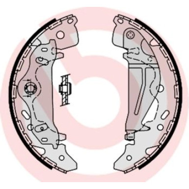 Bremsbackensatz HA KIA Cartnival 99-07 ESSENTIAL LINE S 30 521