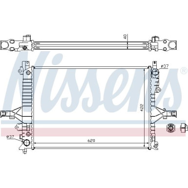 Wasserkühler PKW | VOLVO S 80 5 CYL TURBO AUT 99 | 65553A