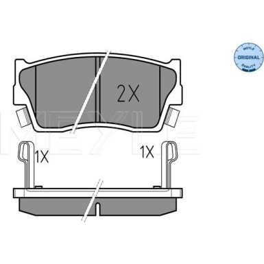 Bremsbelagsatz Suzuki P. Vitara -99 Mit Sensor | 025 215 0014/W