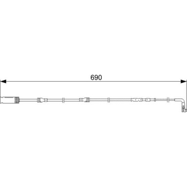 1 987 473 052 Warnkontakt, Bremsbelagverschleiß