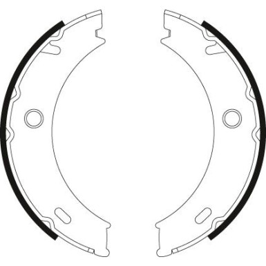 GS8466 Bremsbackensatz, Feststellbremse