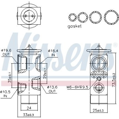 Expansionsventil Fiat Punto 12 FIRST FIT 999355