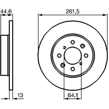 Bremsscheibe VA | ROVER 25,45,200,400 95 | 0 986 478 889