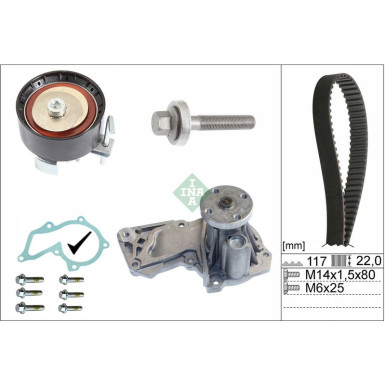 530 0605 30 Wasserpumpe + Zahnriemensatz
