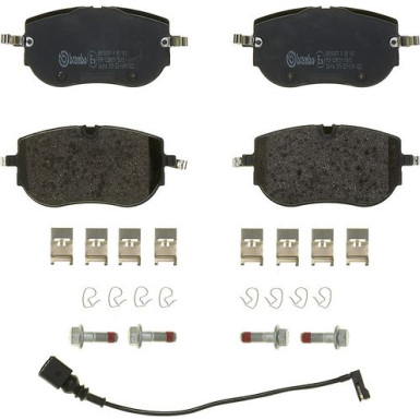 BREMBO Bremsbelagsatz, Scheibenbremse BREMBO Bremsbelagsatz, Scheibenbremse