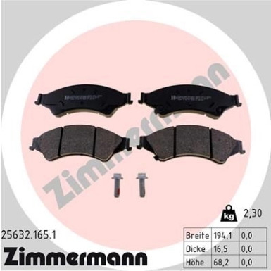 ZIMMERMANN Bremsbeläge