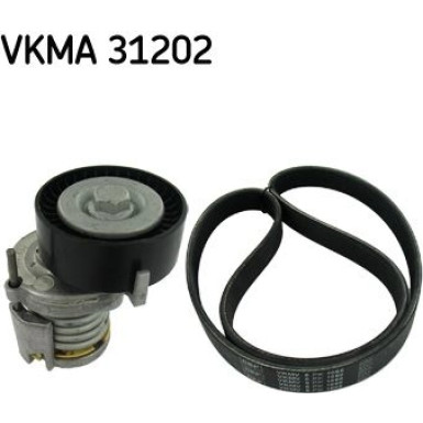 SKF Keilrippenriemensatz VKMA 31202