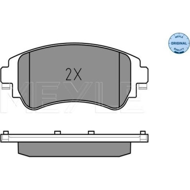 Bremsbelagsatz Citroen C4 09- 1.9Hdi/1.4Vti/Ds4 1.6Hdi | 025 252 2018
