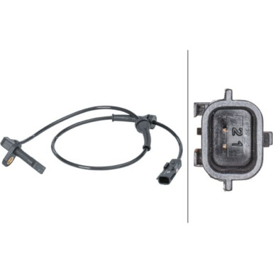 HELLA Sensor, Raddrehzahl | 6PU 012 679-911