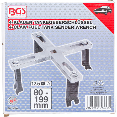 BGS Tankgeberschlüssel, verstellbar | Antrieb Innenvierkant 12,5 mm (1/2"""") | 9376